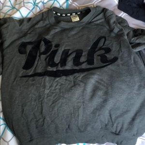 vs pink crewneck